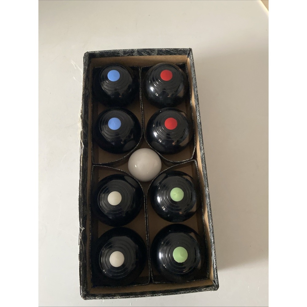Vintage B&A Carpet Bowls Set - Indoor Game.  Made in England
